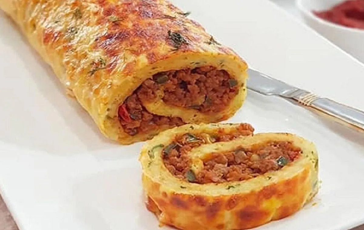 رولت مرغ و قارچ، غذای شیک برای تولدهای شما