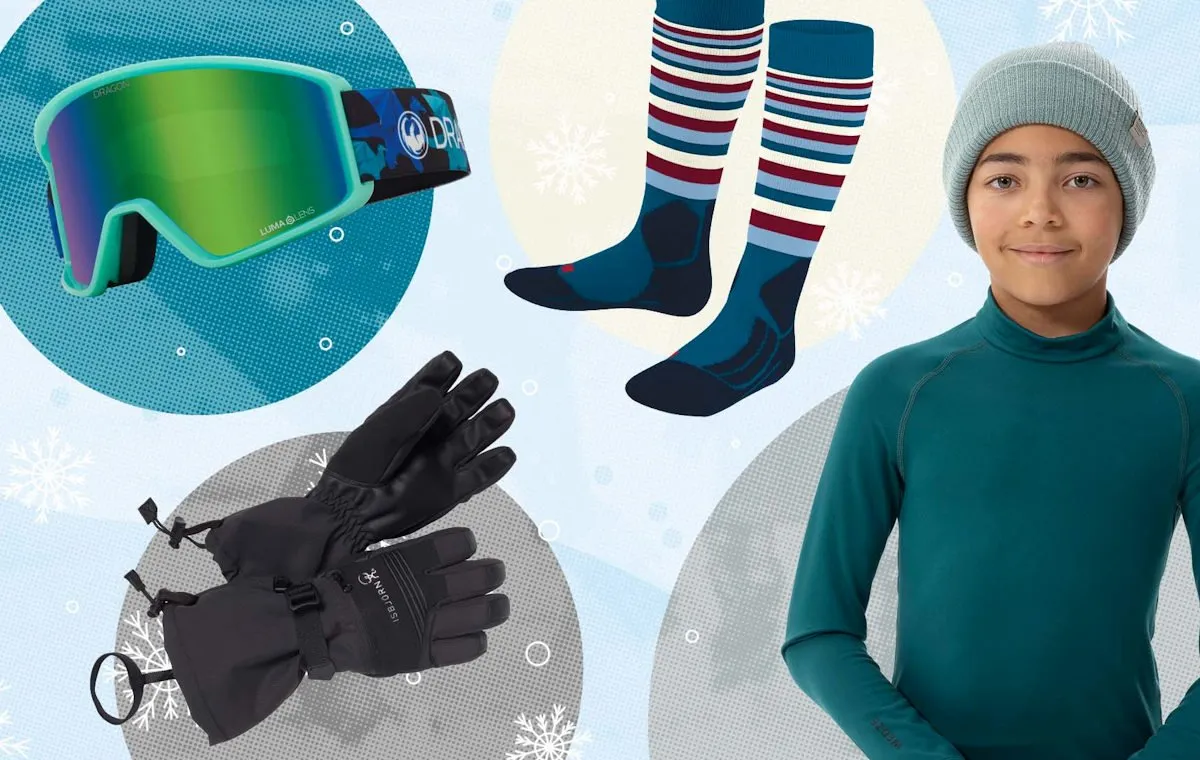 لباس اسکی کودکانه