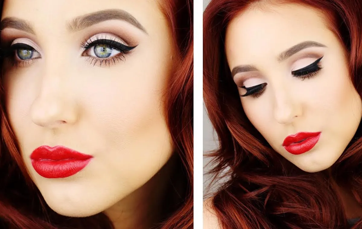 آرایش کلاسیک دخترانه به سبک هالیوود 