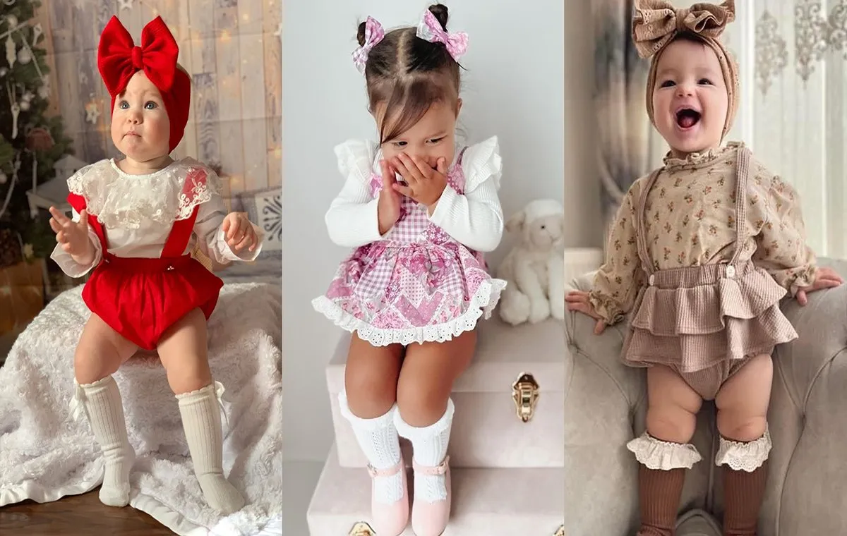 مدل لباس دخترانه عید با ست‌های چند تکه