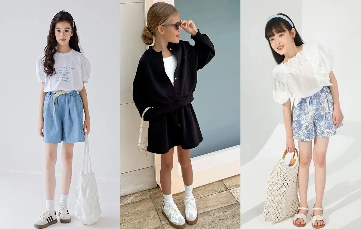 مدل لباس عید دخترانه اسپرت