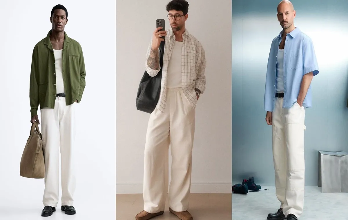 ایده تیپ مردانه با تی شرت برای عید