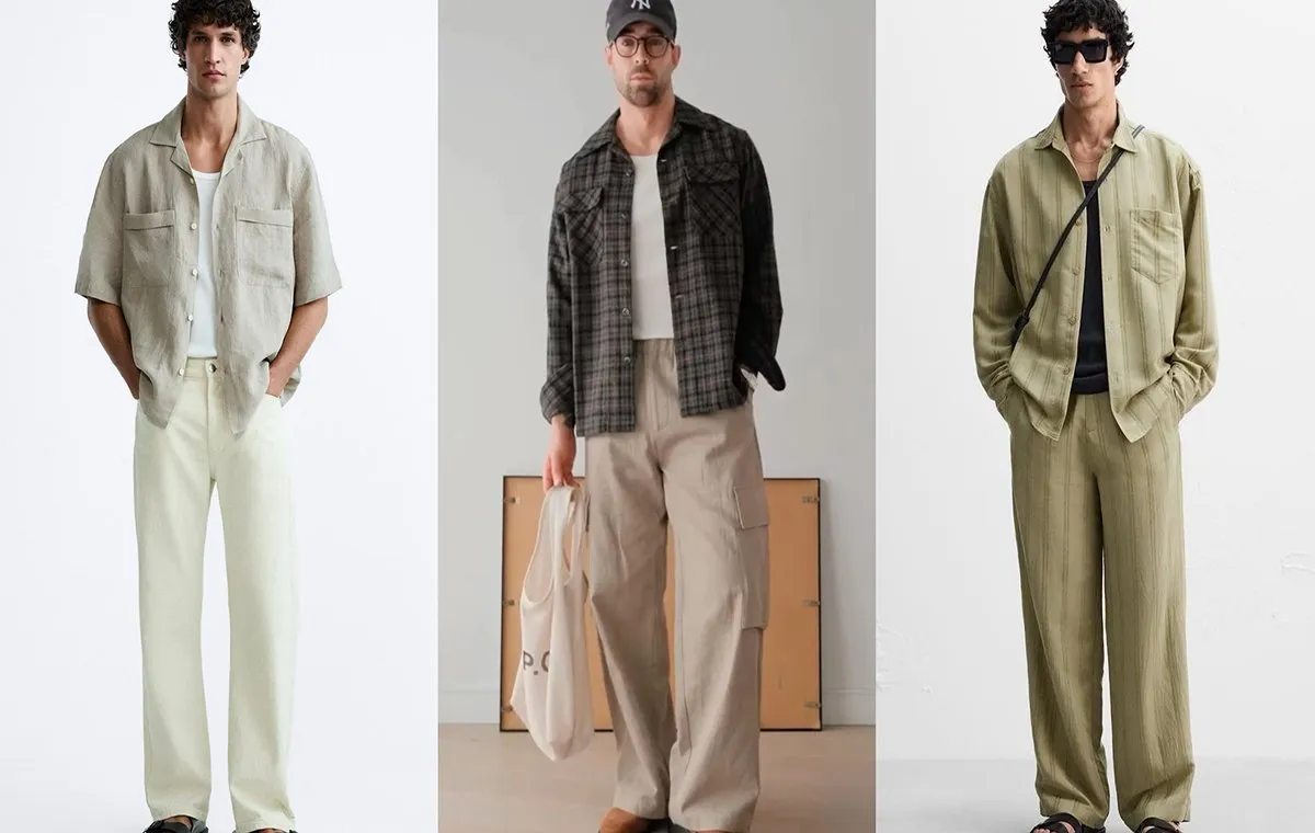 استایل با پیراهن و تی شرت