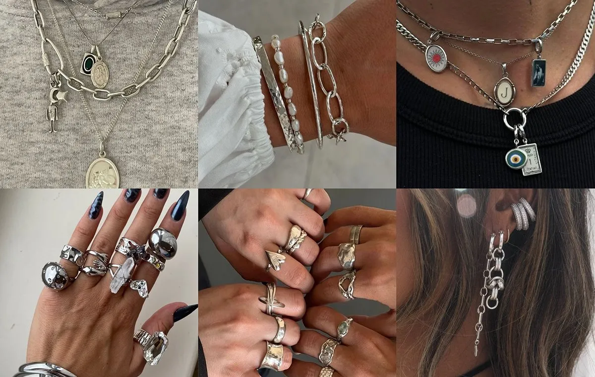 اکسسوری‌های نقره‌ای خاص