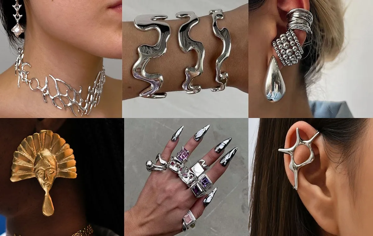 زیورآلات مجسمه سازی شده