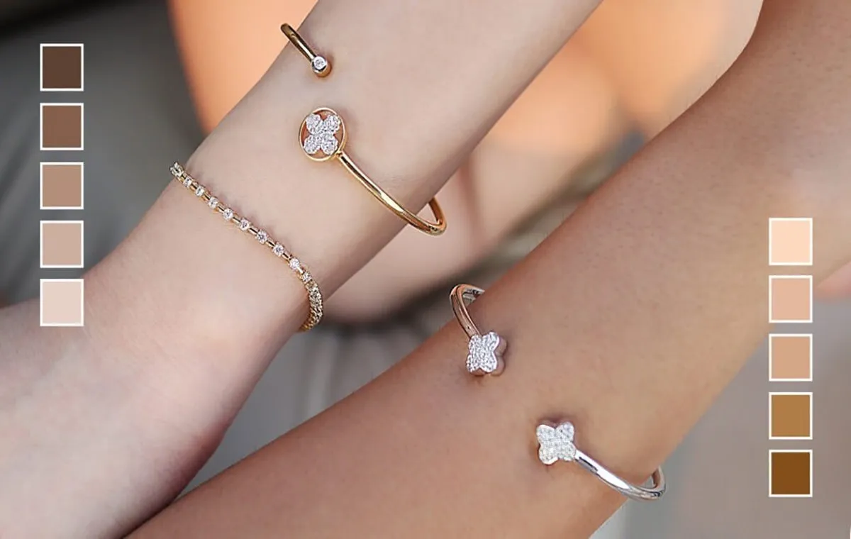 انتخاب جواهرات بر اساس رنگ پوست