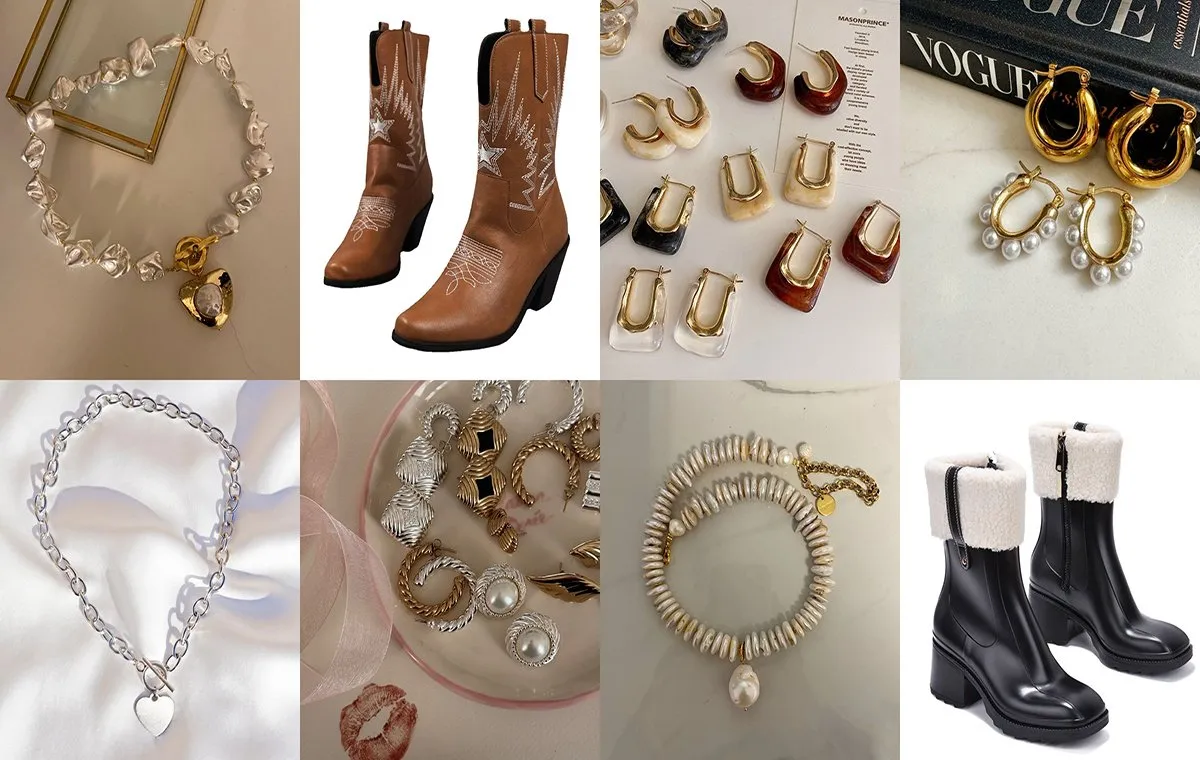 اکسسوریها و کفشهای مناسب اندام لوزی