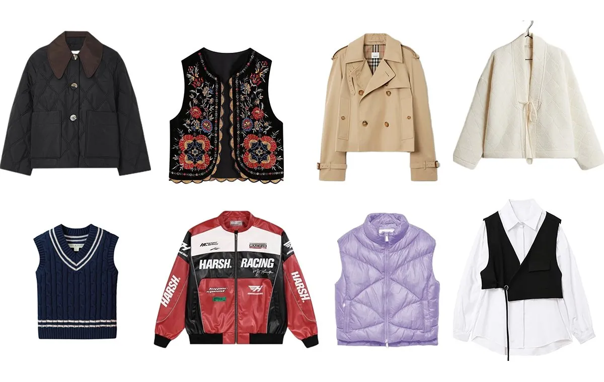 جلیقه و مانتوی مناسب اندام لوزی