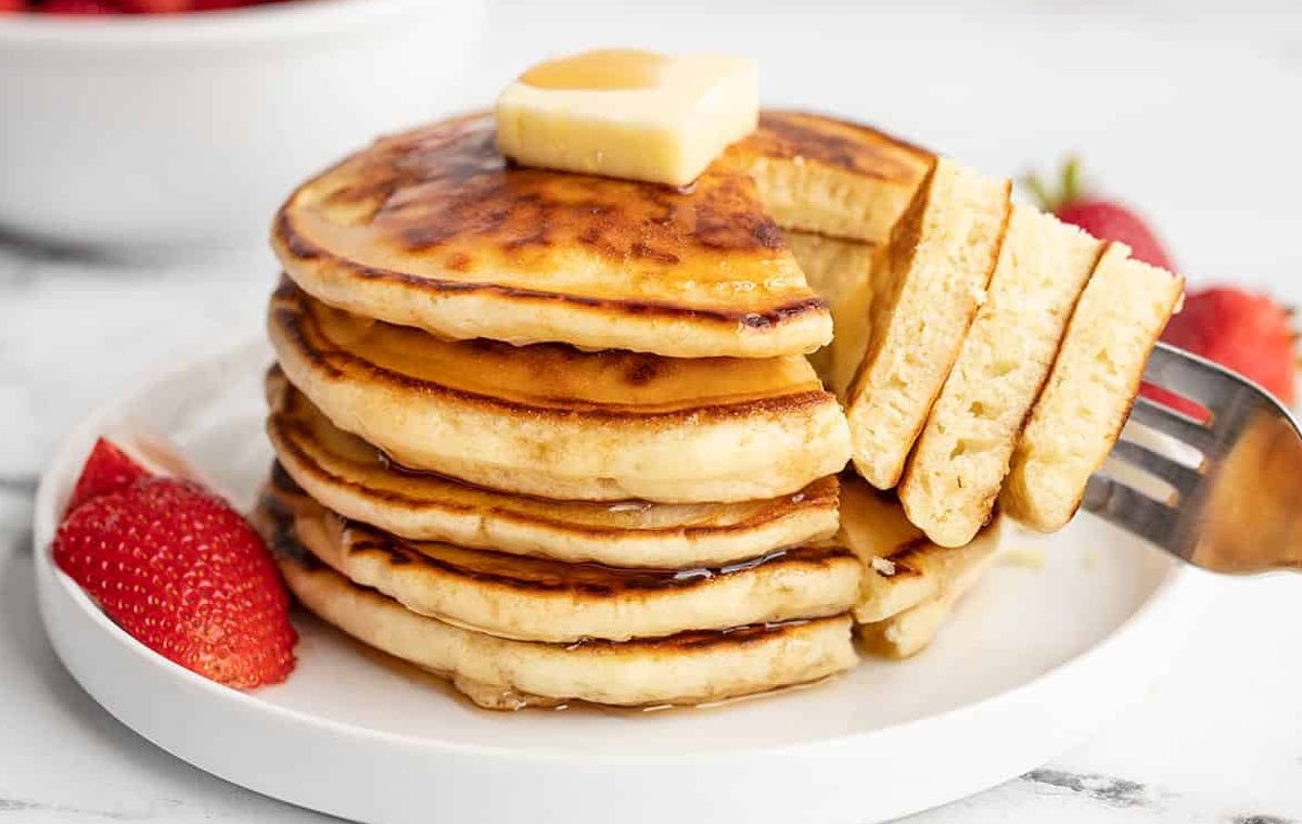 پنکیک خانگی - صبحانه سالم برای مدرسه