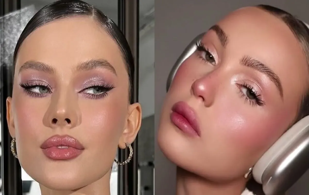 آرایش چشم با گلیتر برای عید