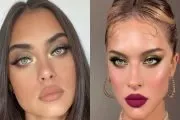 آرایش چشم سبز برای شب عید