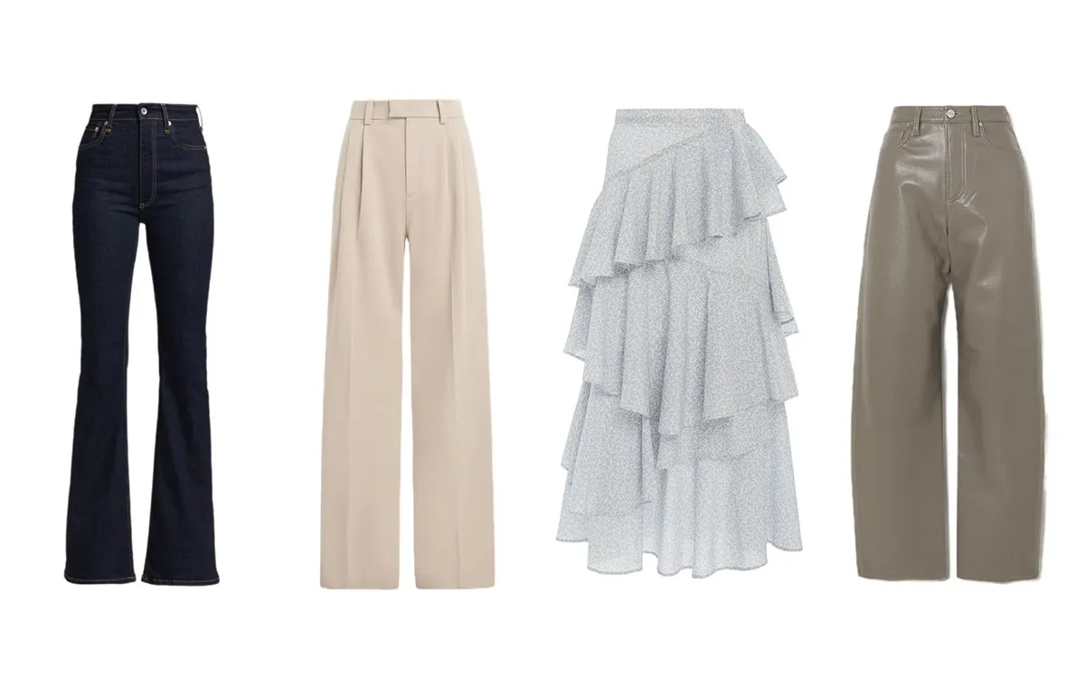 بهترین دامن و شلوار برای اندام لوزی