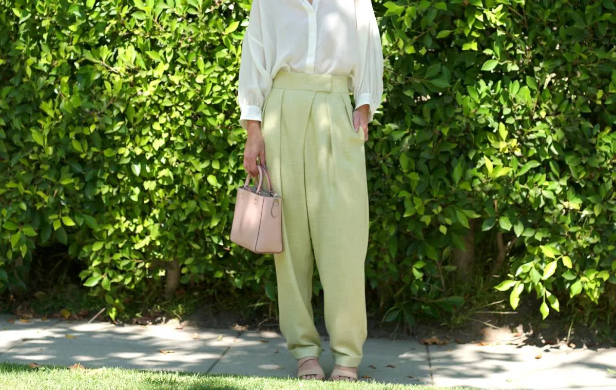 شلوار اسلوچی سبز