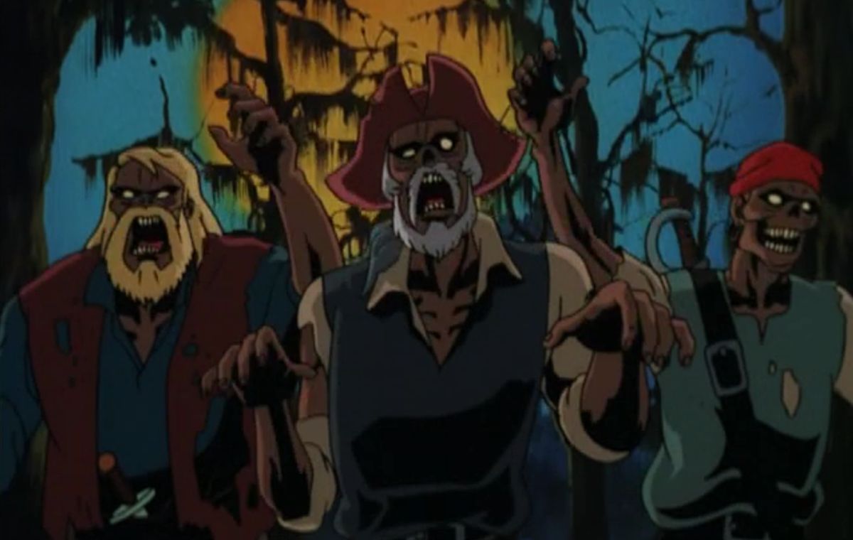 زامبی‌های دزد دریایی در انیمیشن «اسکوبی‌دو در جزیره زامبی»