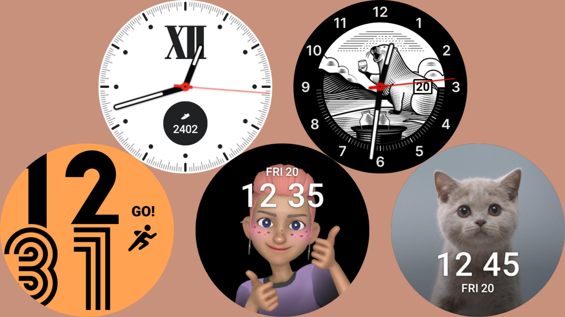 Galaxy Watch 4 Faces 1