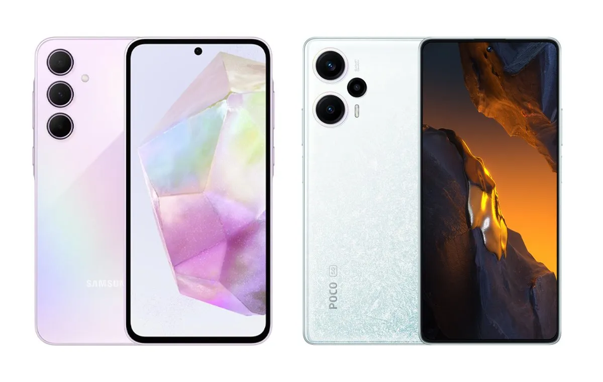 گلکسی A35 در مقابل پوکو F5