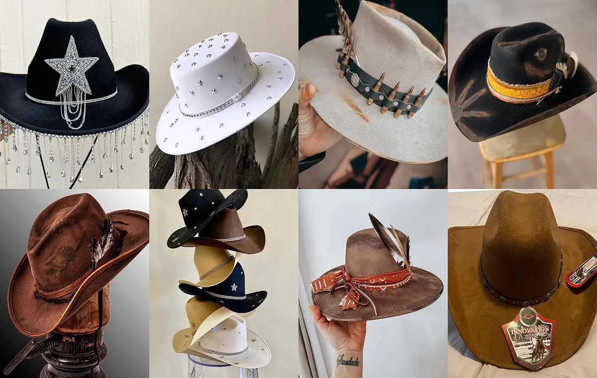 نحوه‌ی استایل کردن کلاه کابویی