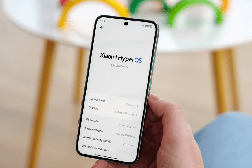 رابط کاربری HyperOS شیائومی