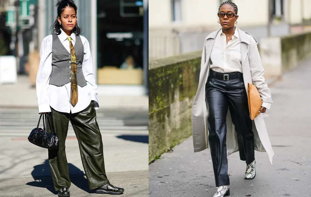 استایل رسمی با شلوار نیم بگ