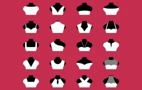 انواع مدل یقه‌ی لباس زنانه و مردانه