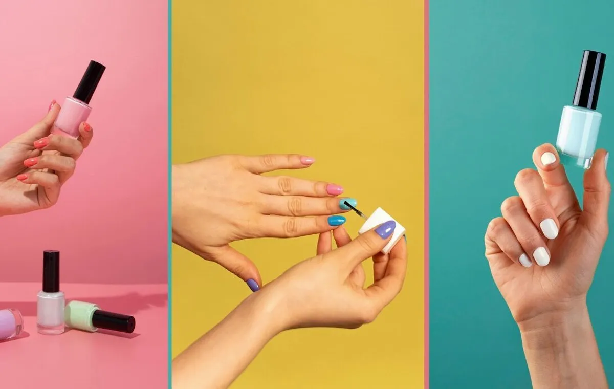 نحوه‌ی لاک زدن دست مخالف