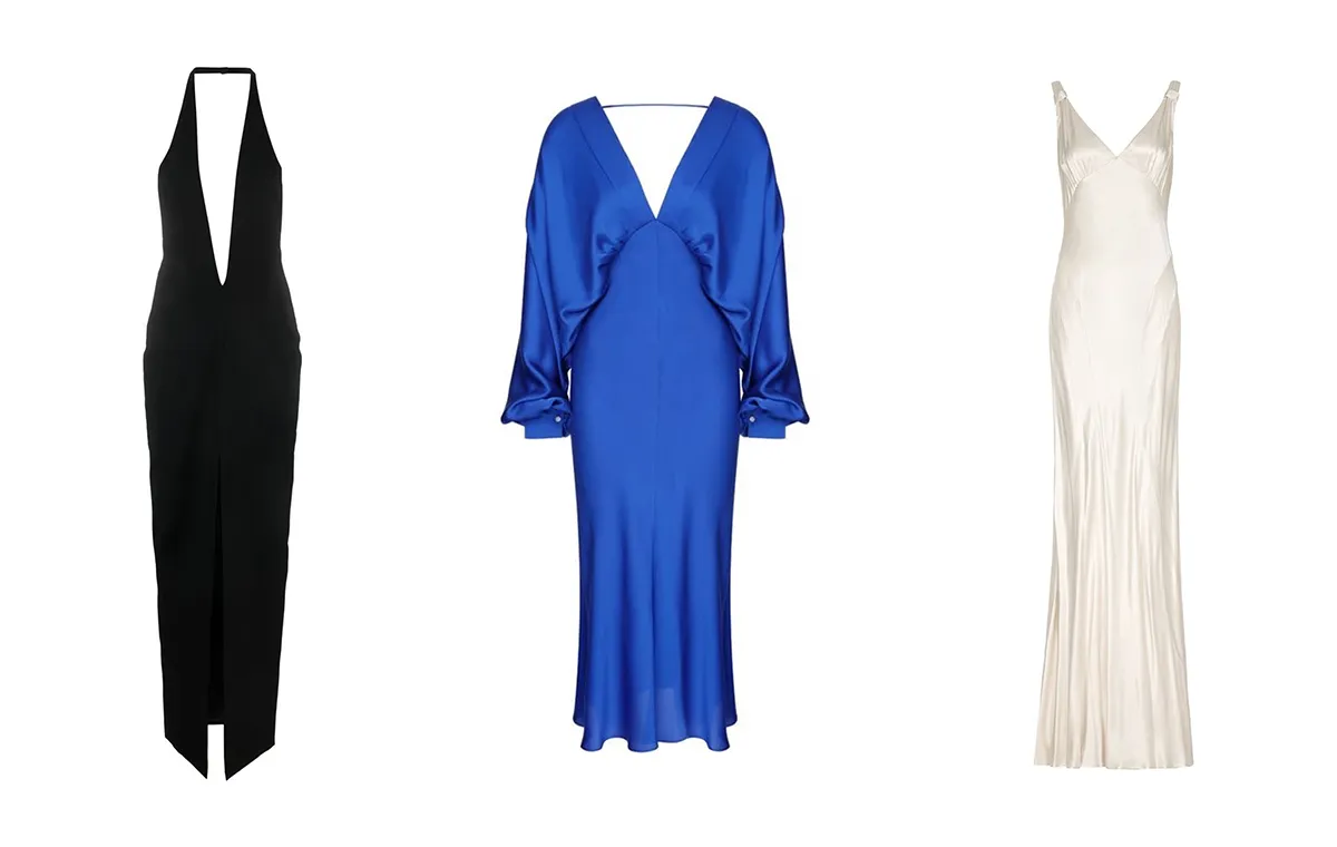 مدل یقه‌ی لباس مخمل مجلسی با یقه‌ی هفتی