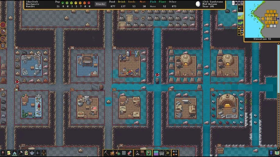 دژ دورفها چیست؟ یک بازی غیرقابلتوصیف، ولی ما تلاشمان را میکنیم 4. Dwarf Fortress flooded - دژ دورفها چیست؟ یک بازی غیرقابلتوصیف، ولی ما تلاشمان را میکنیم