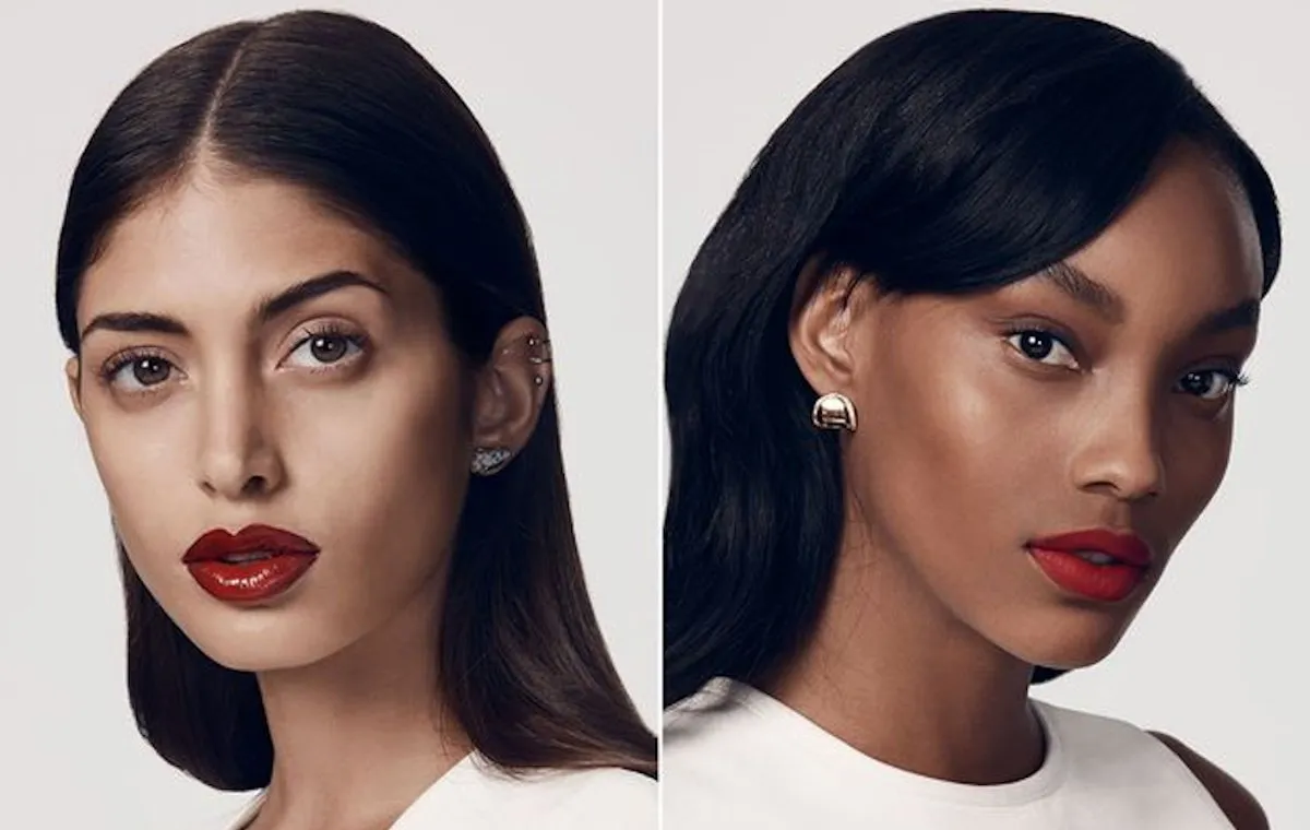 رژ لب قرمز برای پوست گندمی