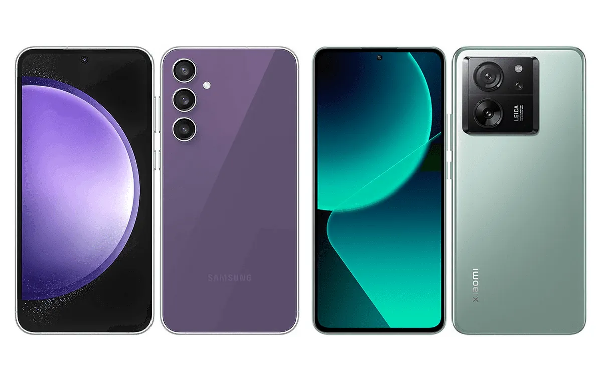 مقایسه گلکسی S23 FE با شیائومی 13T