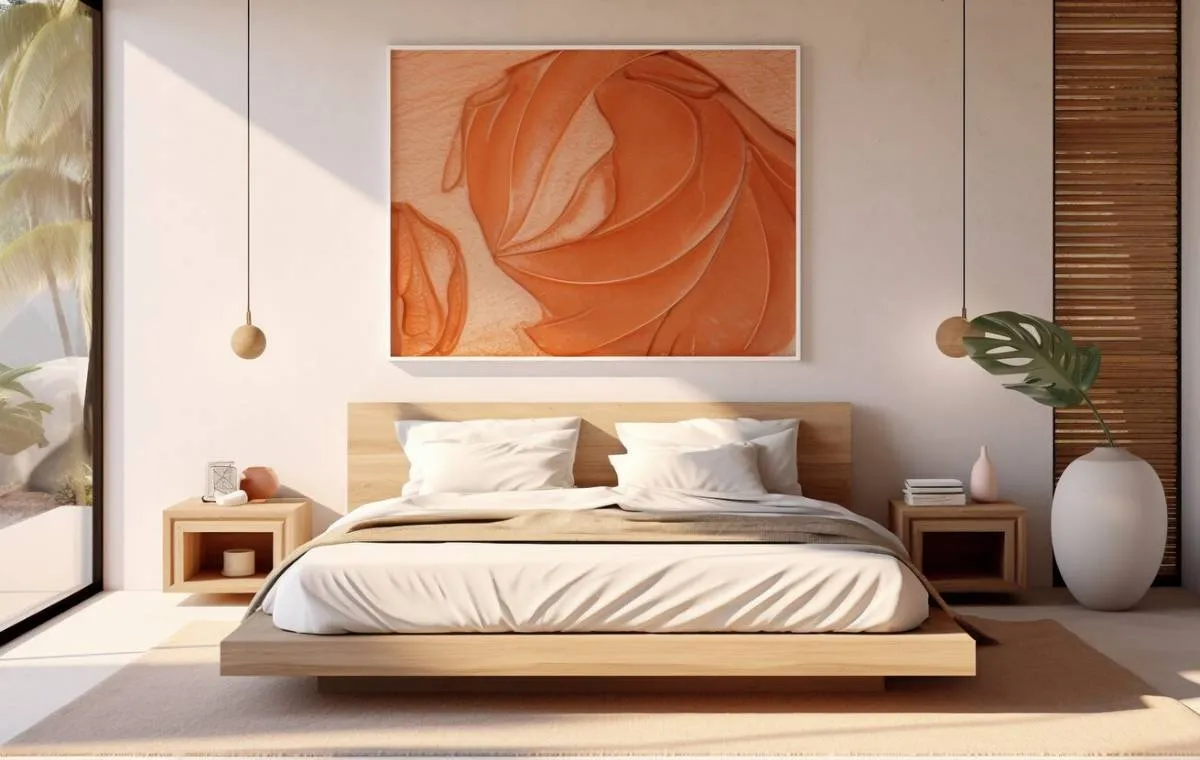 تخت ژاپنی در اتاق خواب