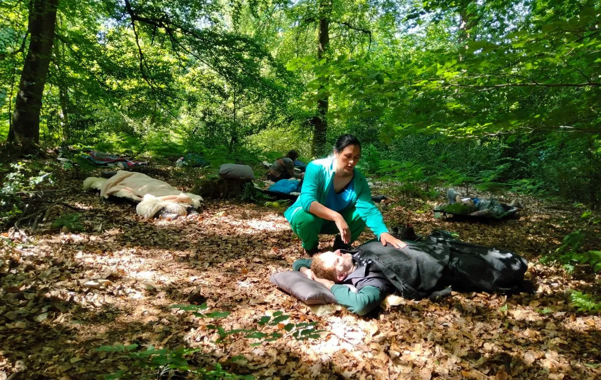 کمپ در جنگل