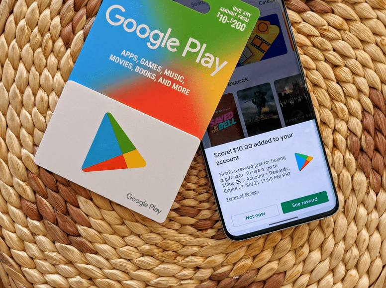 راهنمای استفاده از کارت هدیه گوگل پلی