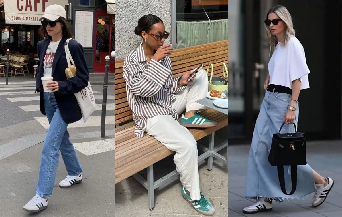 ست با کفش آدیداس سامبا