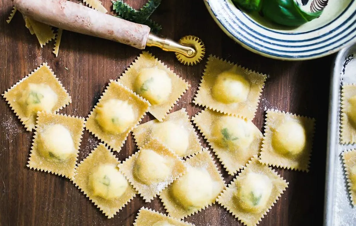 طرز تهیه خمیر راویولی