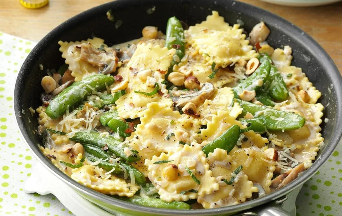 طرز تهیه راویولی نخود فرنگی