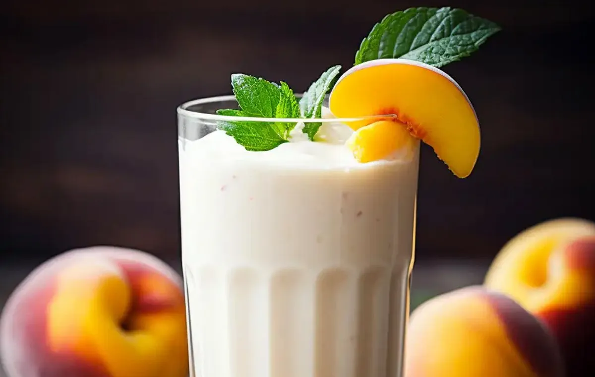 میلک شیک هلو، یک نوشیدنی خنک و پرانرژی برای روزهای گرم