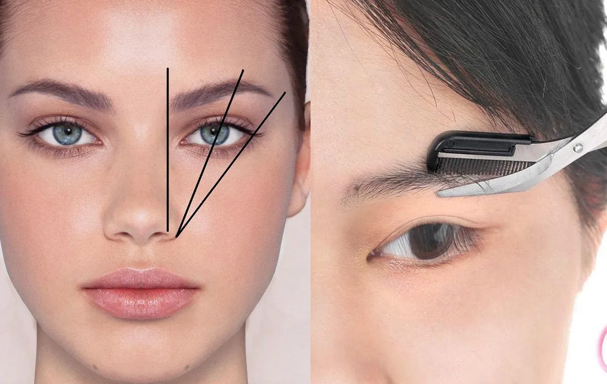 اصلاح ابرو دخترانه در خانه