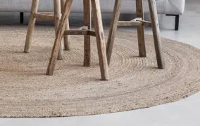 ایده‌هایی برای دکوراسیون با فرش‌های جوت