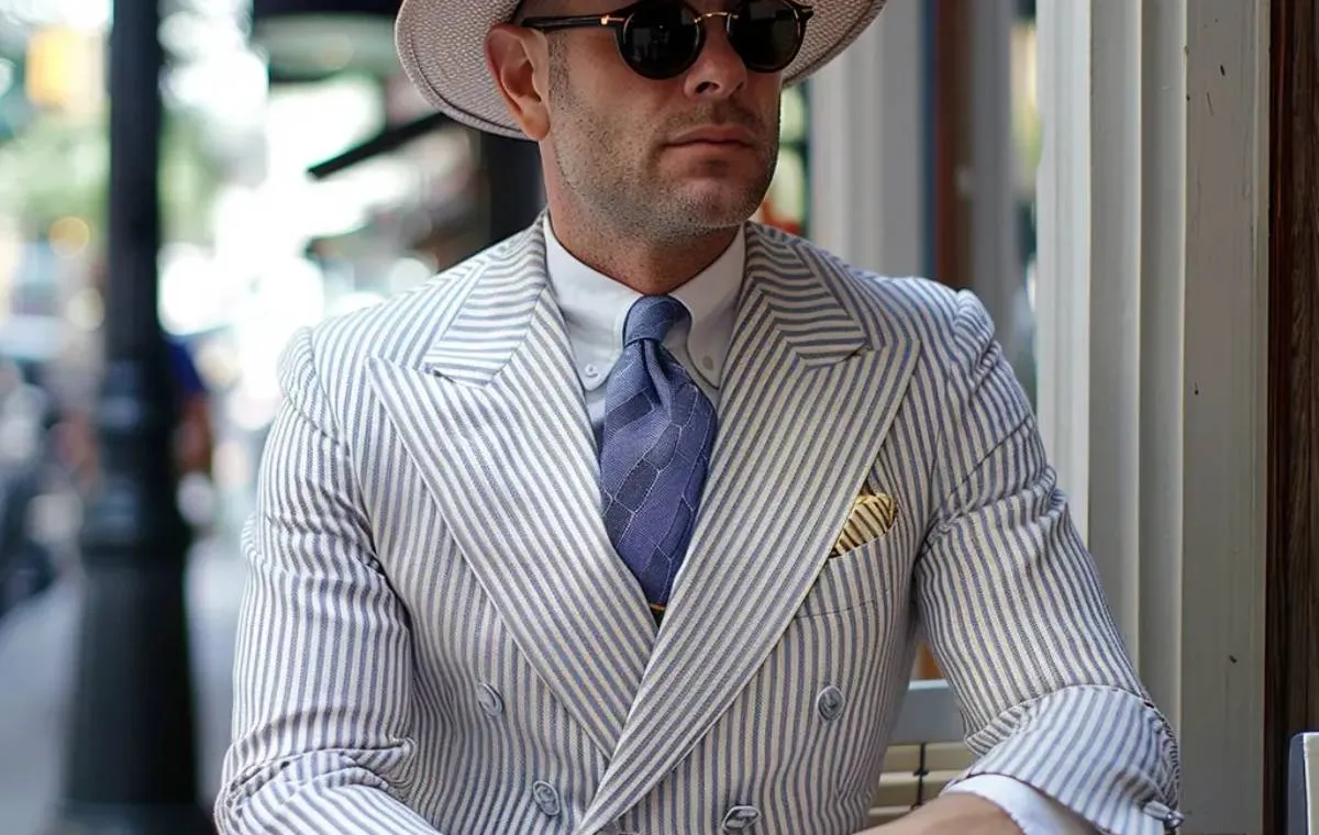 کت و شلوار راه راه