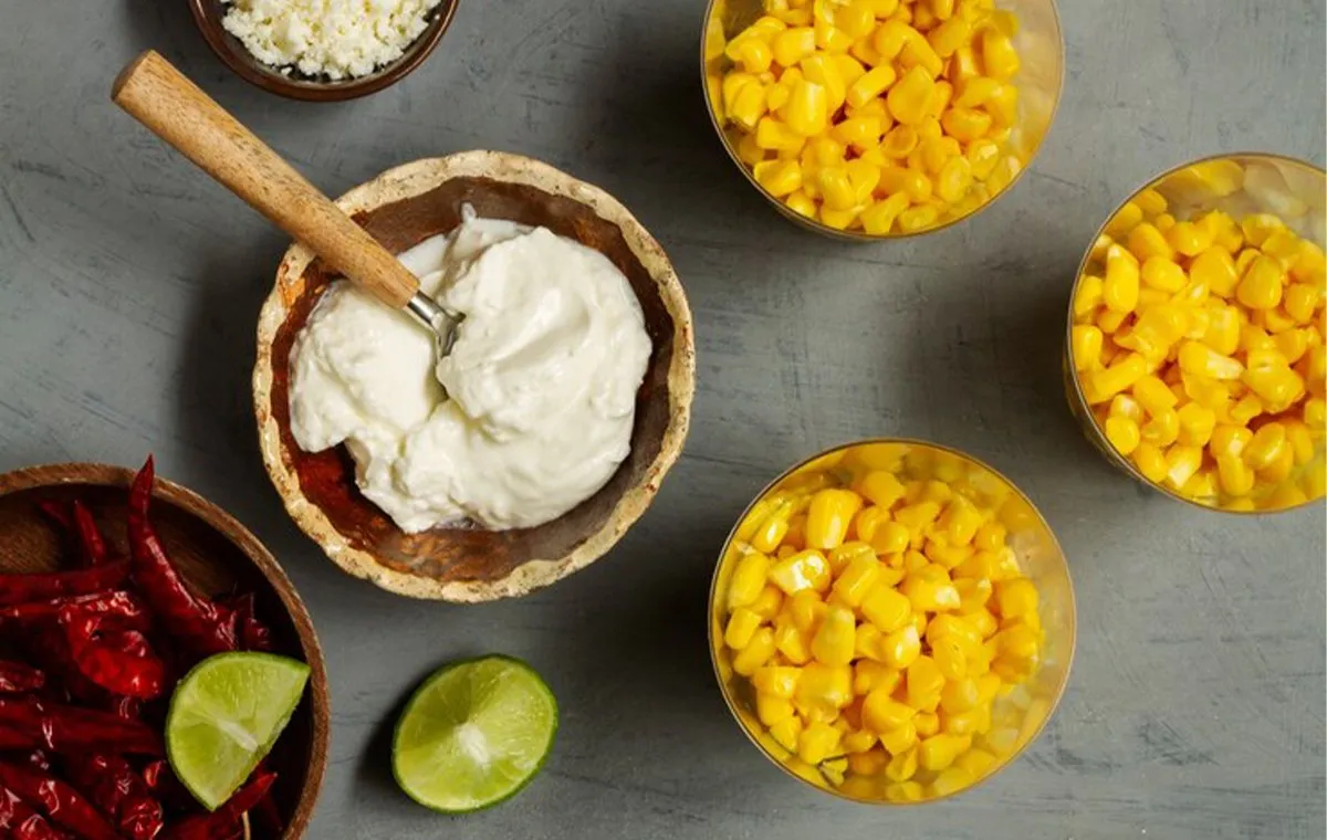 طرز تهیه ذرت مکزیکی با قارچ