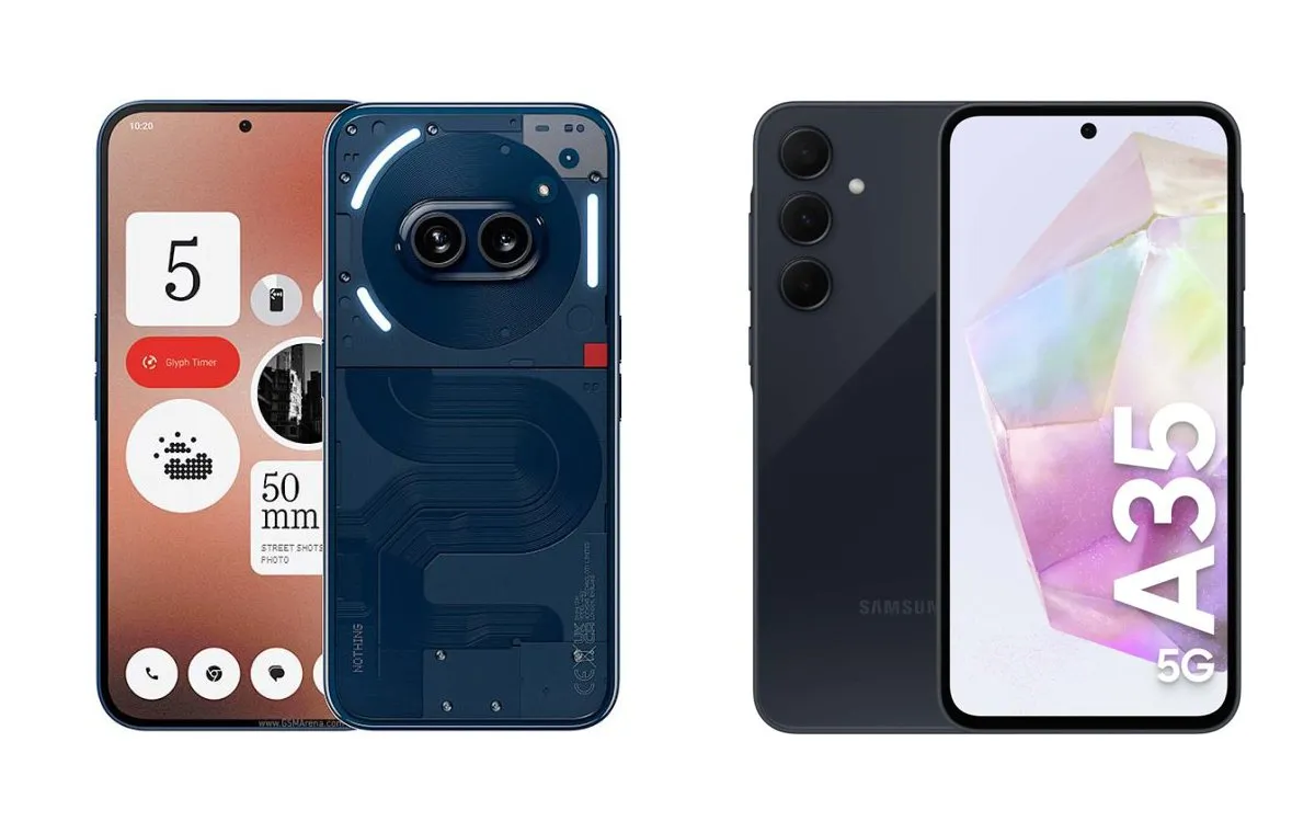 گلکسی A35 ناتینگ فون 2a