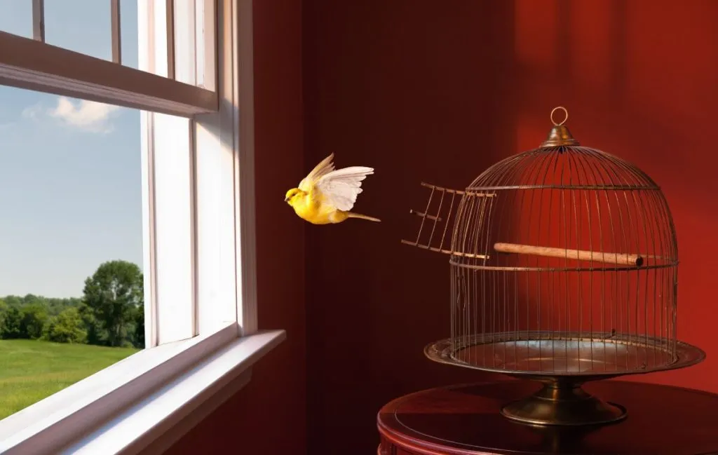 معایب نگهداری پرنده در قفس