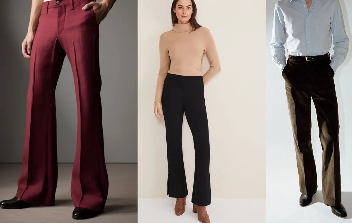 شلوار پارچه‌ای بوت کات