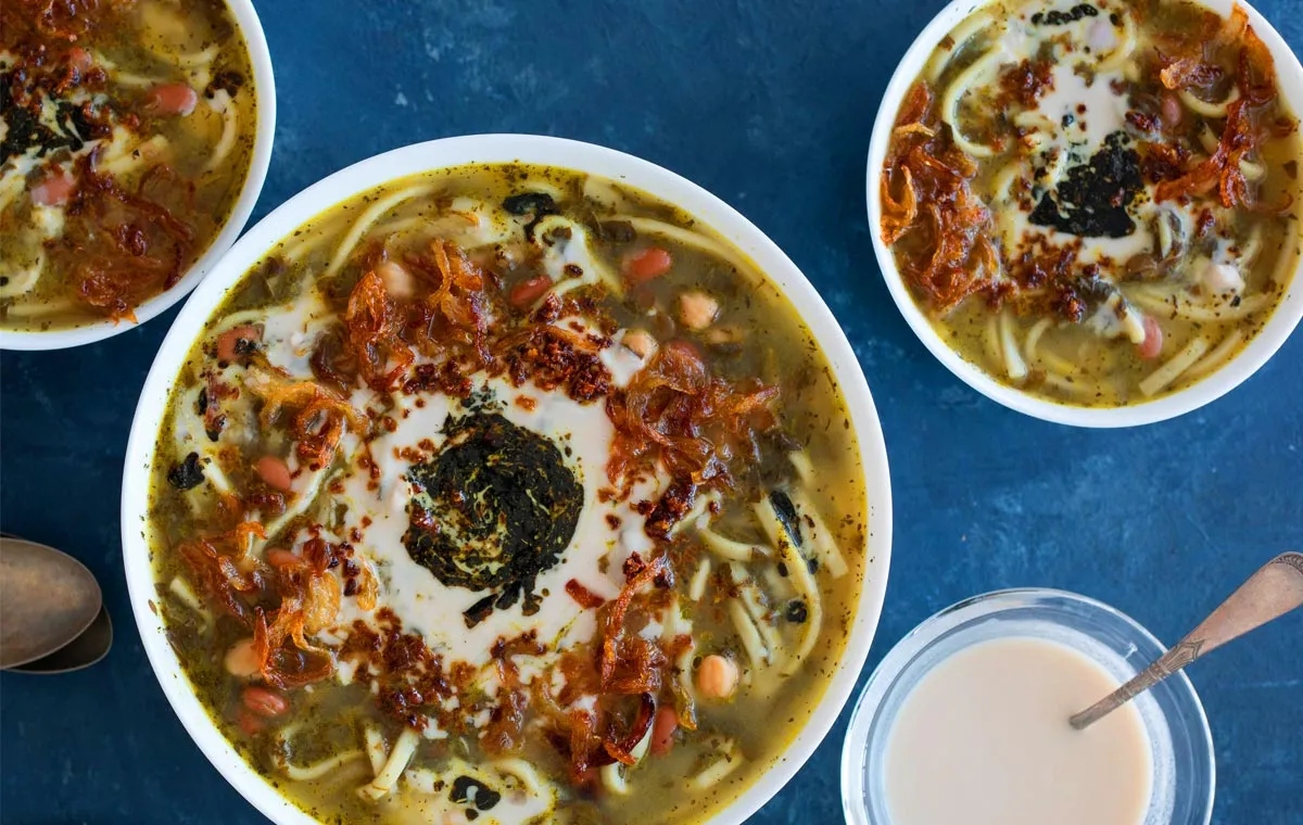 رفع شوری آش رشته