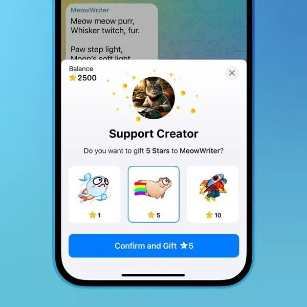 تلگرام استارز