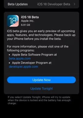 دانلود و نصب iOS 18
