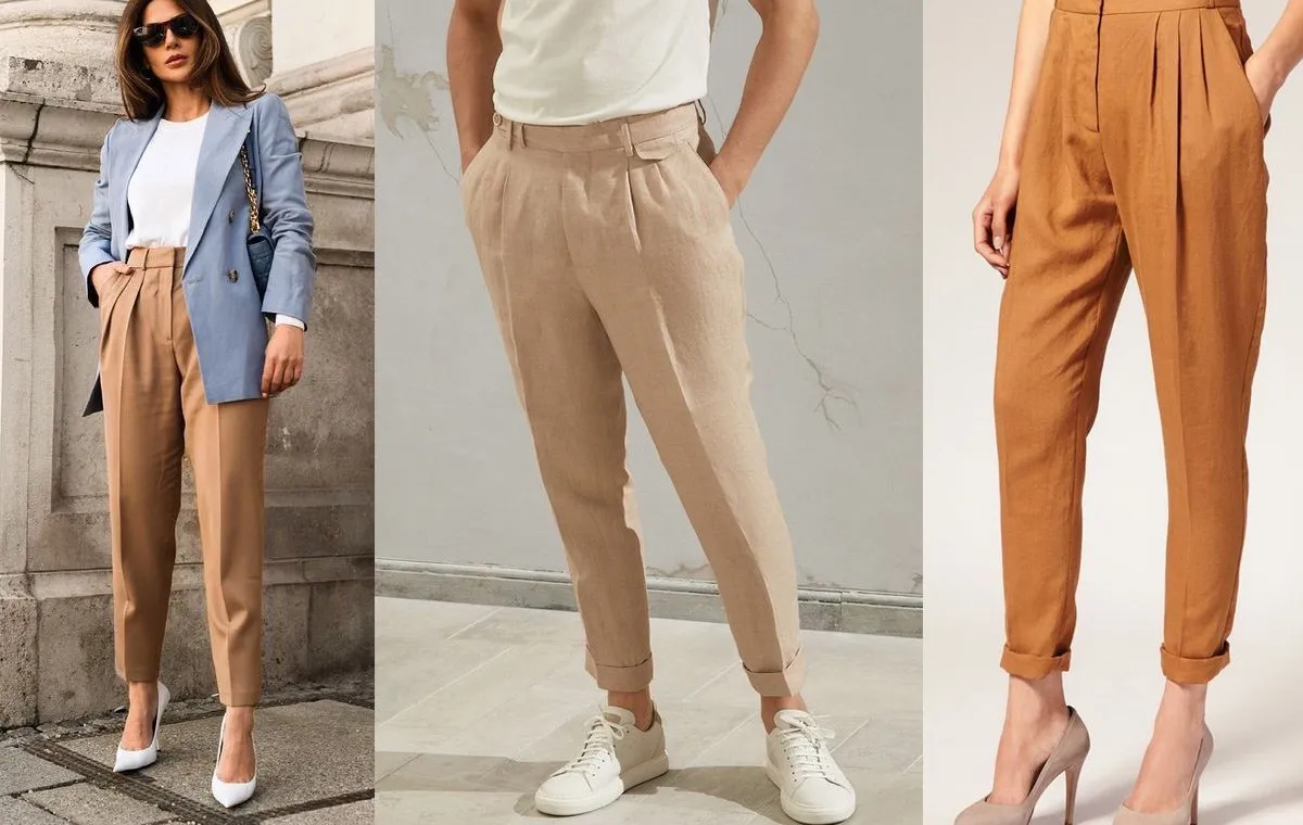  شلوار پارچه‌ای مام استایل