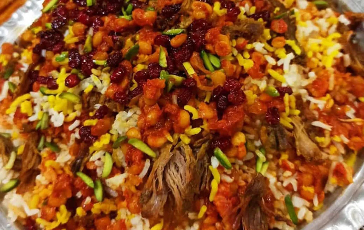 طرز تهیه شاه پلو مخلوط ساده