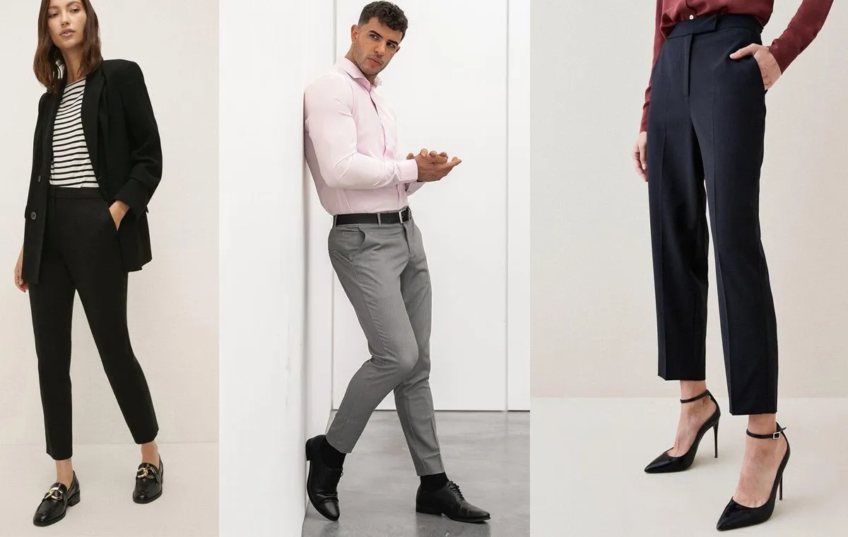 شلوار پارچه‌ای اسلیم فیت