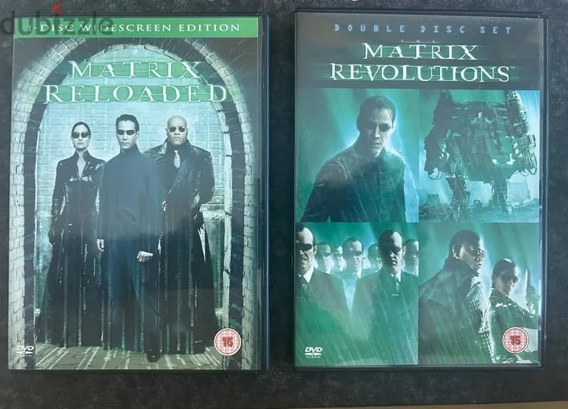 matrix reloaded matrix revolutions
